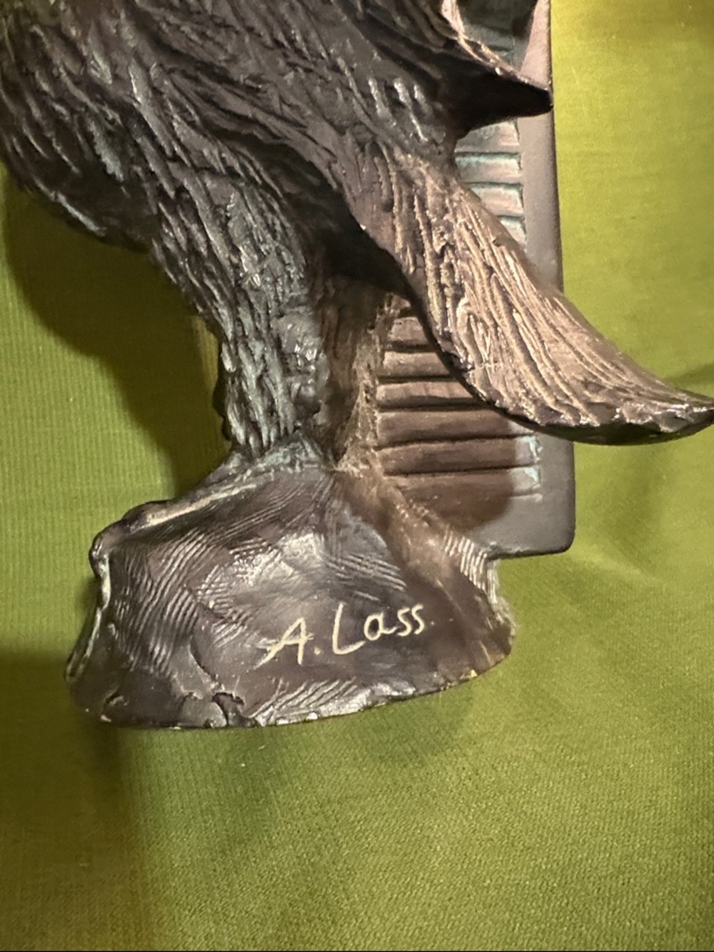 Raven/Crow A Lass Bookend - Picture 4 of 7